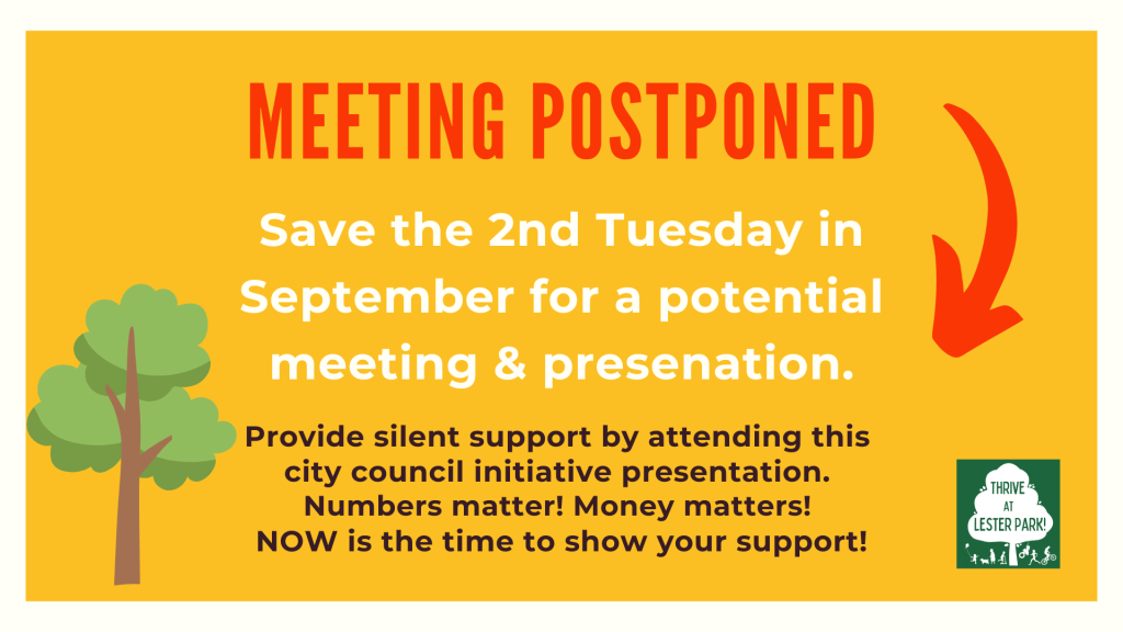 Meeting Postponed